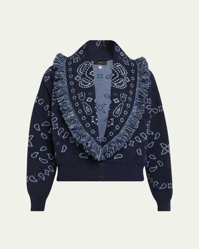 Bandana Jacquard Cardi-Bomb